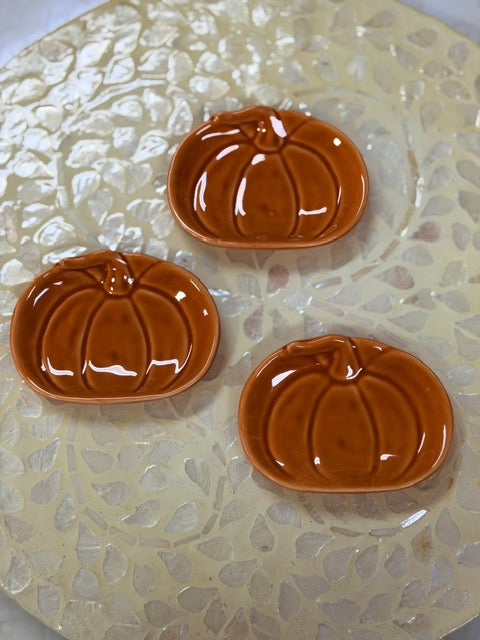 OT-PL-020 Mini Plato Calabaza. Set x 8