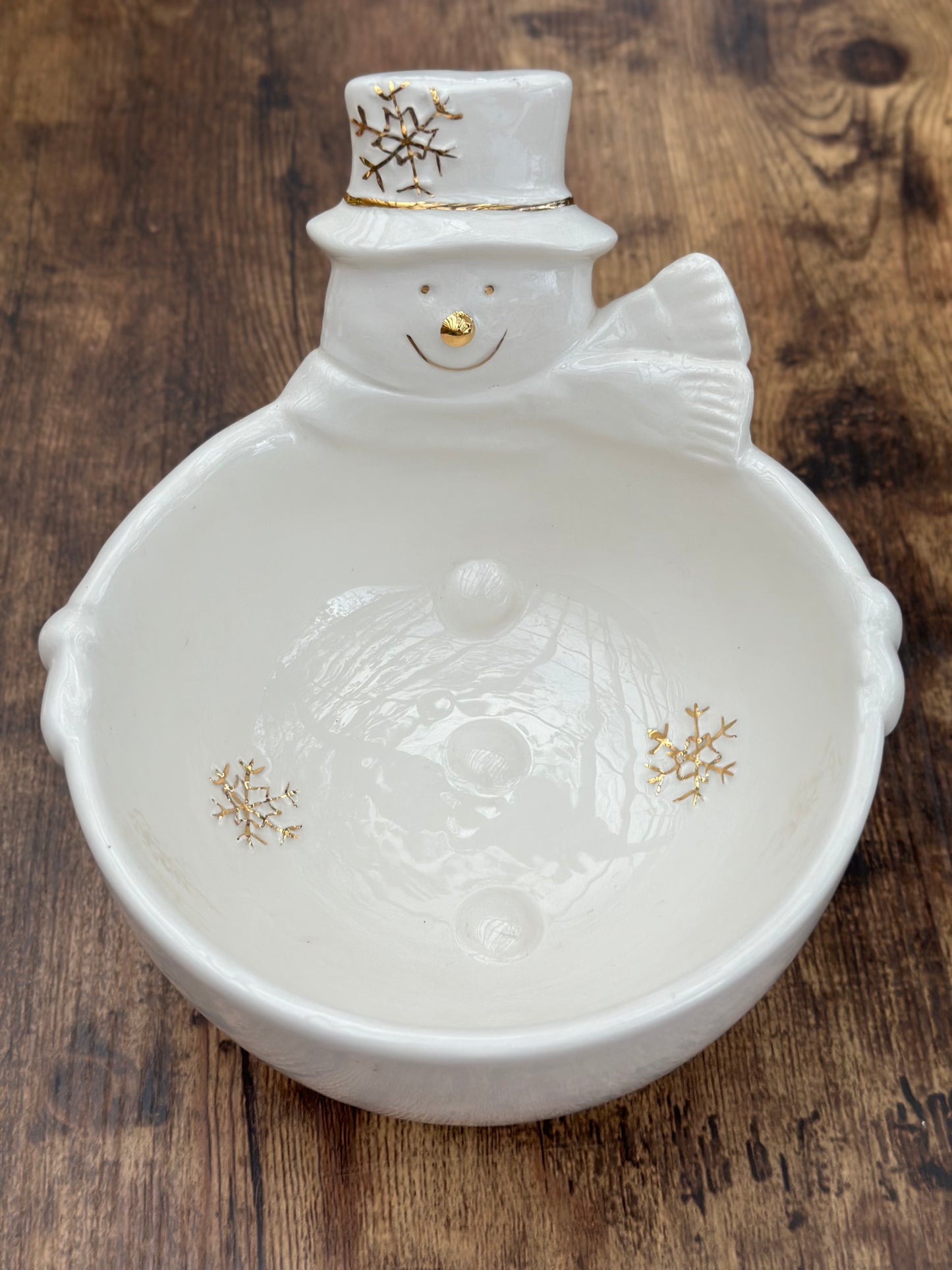 NA-DE-093 Bowl Muñeco de Nieve Navidad