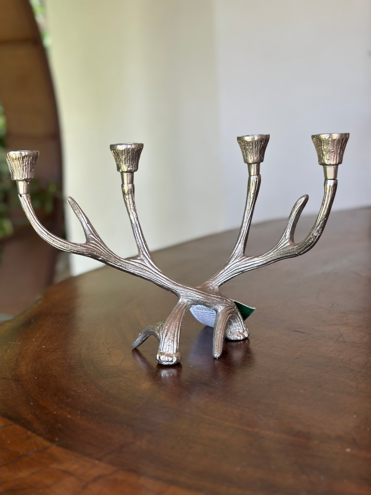NA-DE-116 Candelabro Cuernos Reno. Set x 2