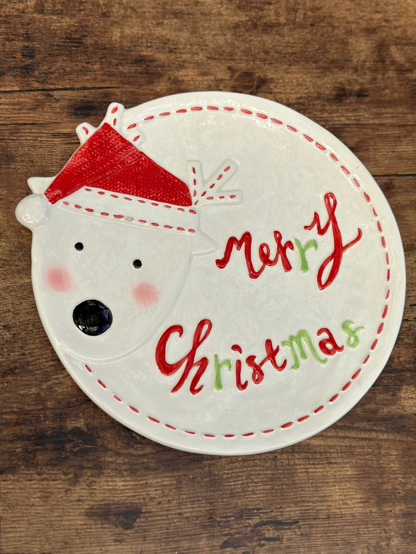 NA-PL-087 Plato Grande Reno Merry Christmas