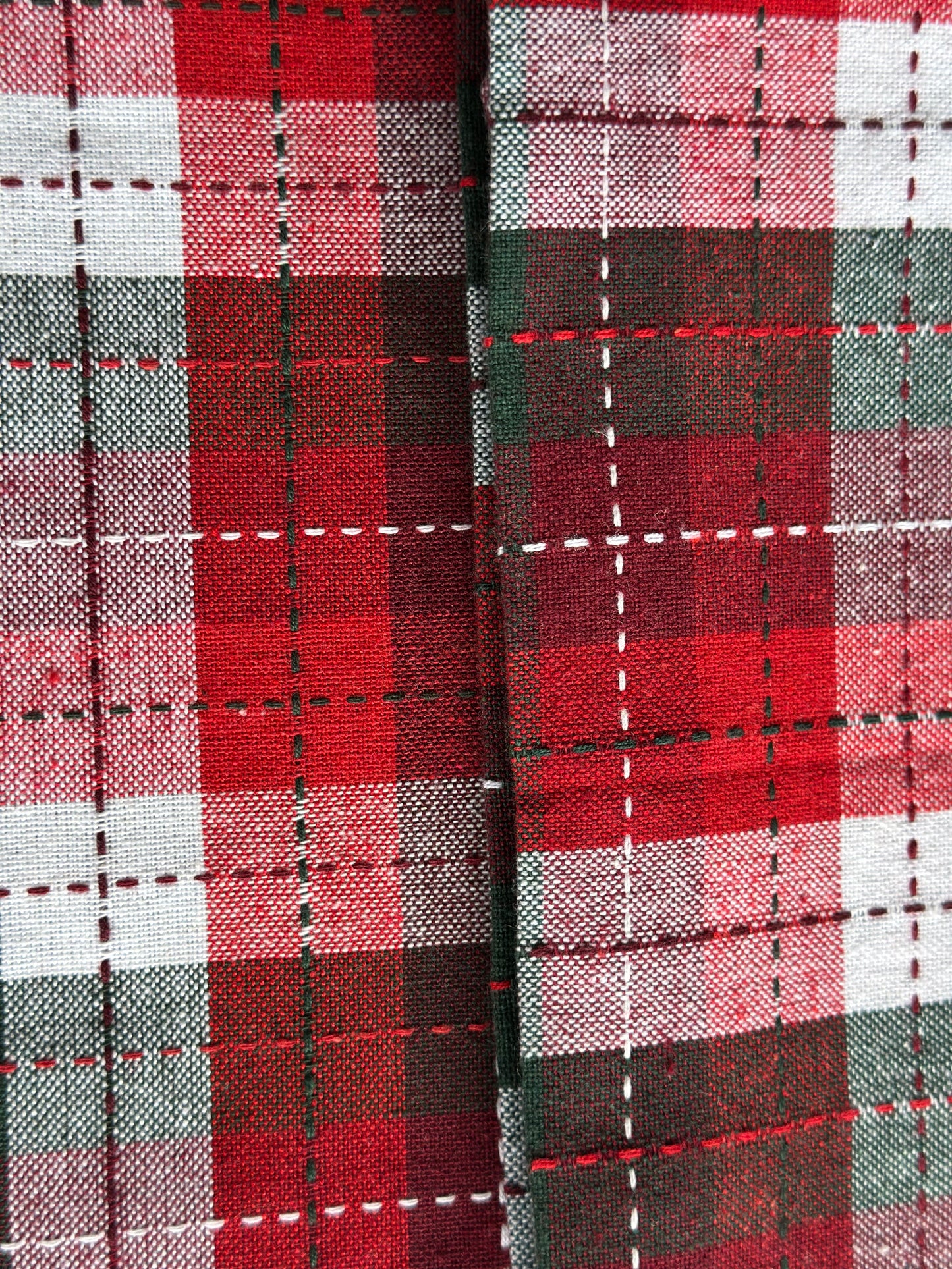 NA-SE-010 Servilletas Búfalo Verde, Rojo & Blanco x 8 Navidad