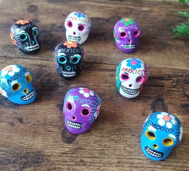 OT-DE-066 Decoración Caja Catrina México x 8 Otoño