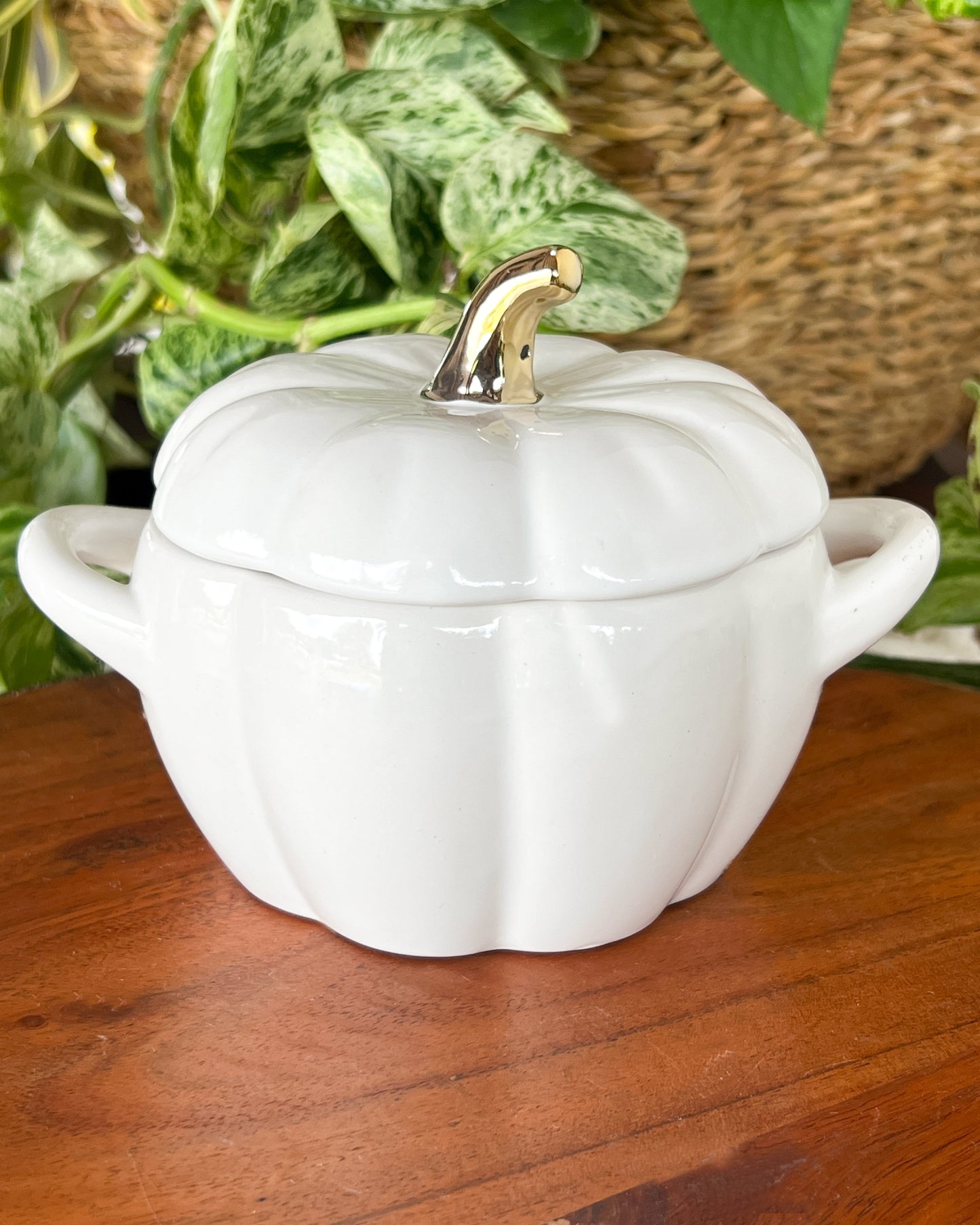 OT-PO-003 Postrera Calabaza Con Tapa x 4 Otoño