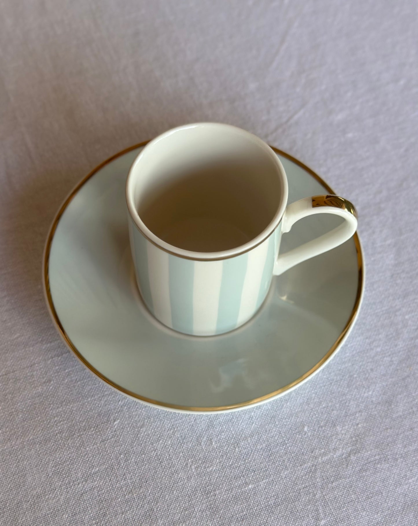 TT-JT-002 Juego de Te pastel Azul, Tera, 4 Pocillos & 4 Platos