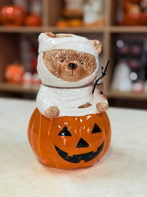 OT-DE-136  Calabaza con Oso Halloween