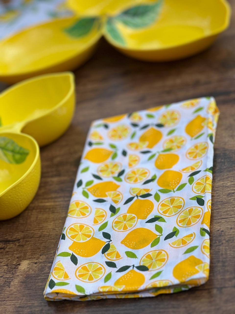 VE-DE-010 Servilletas Limones  Set x 8