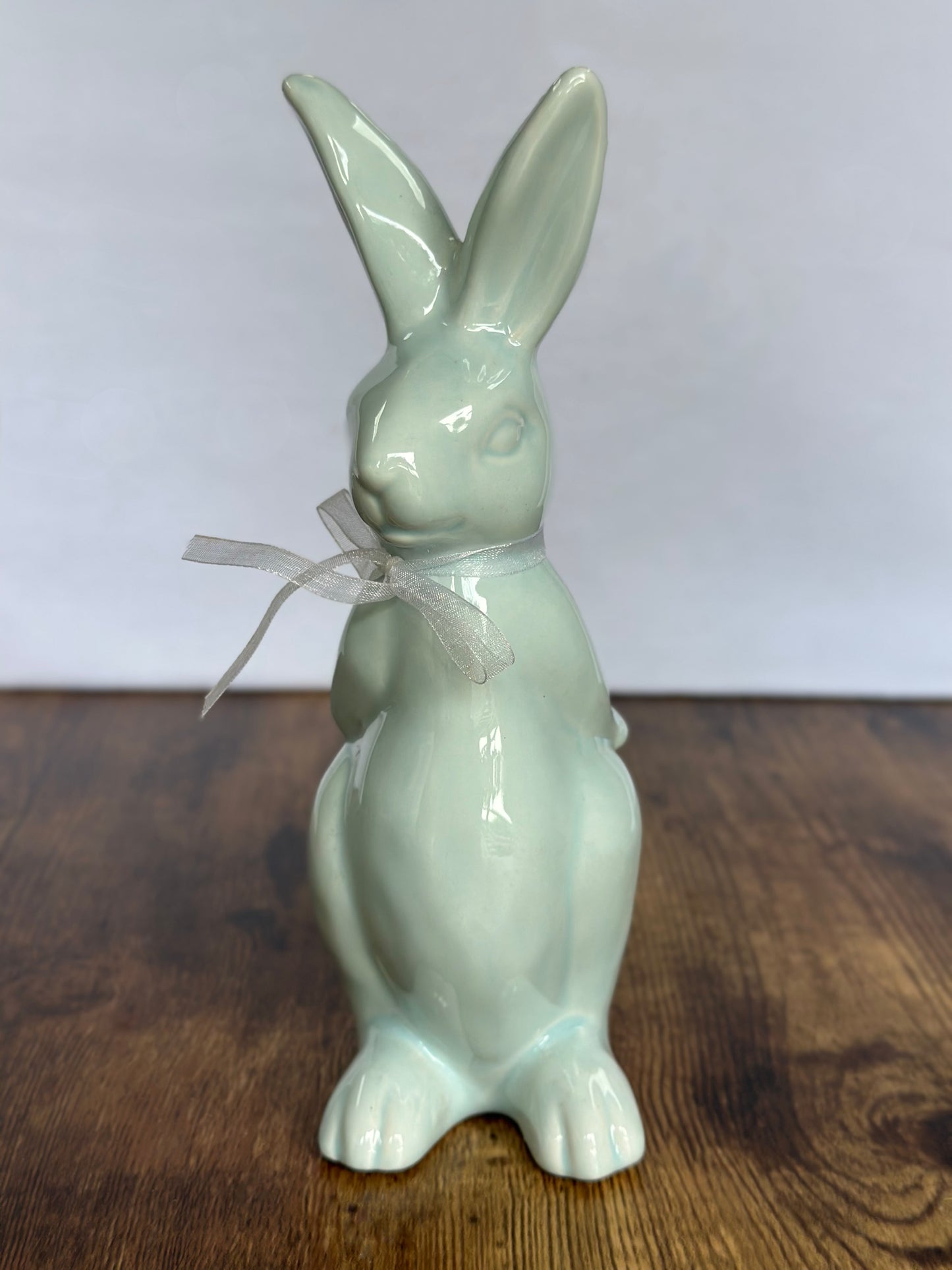 EA-DE-016 Pareja Conejos Azules Porcelana
