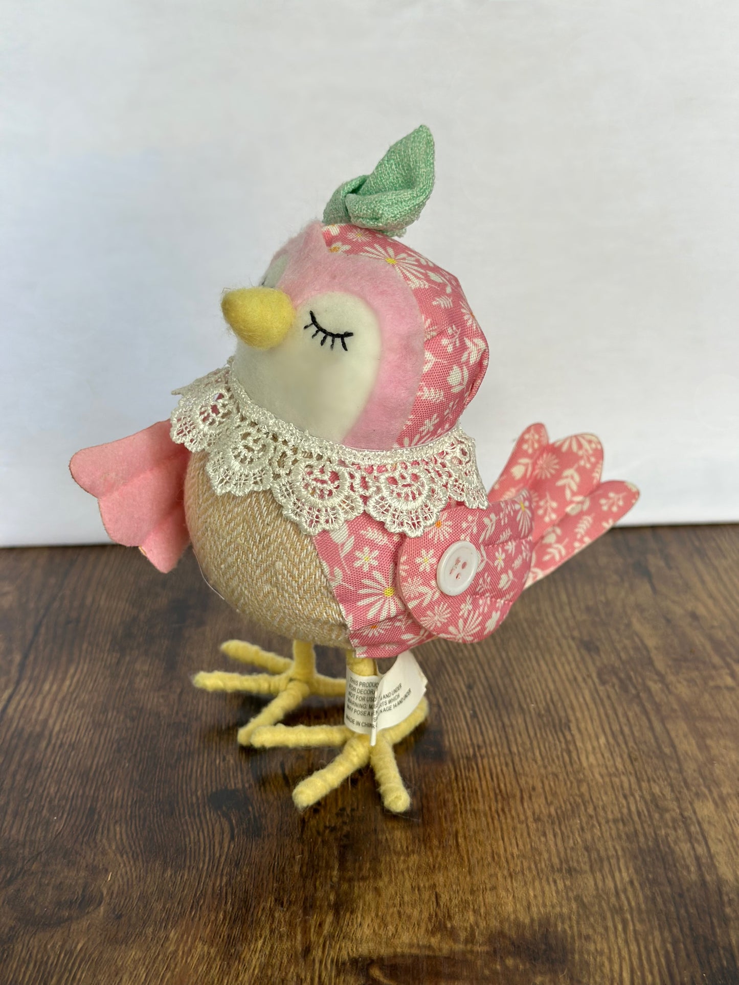 EA-DE-019 Pajaro Rosado Peluche