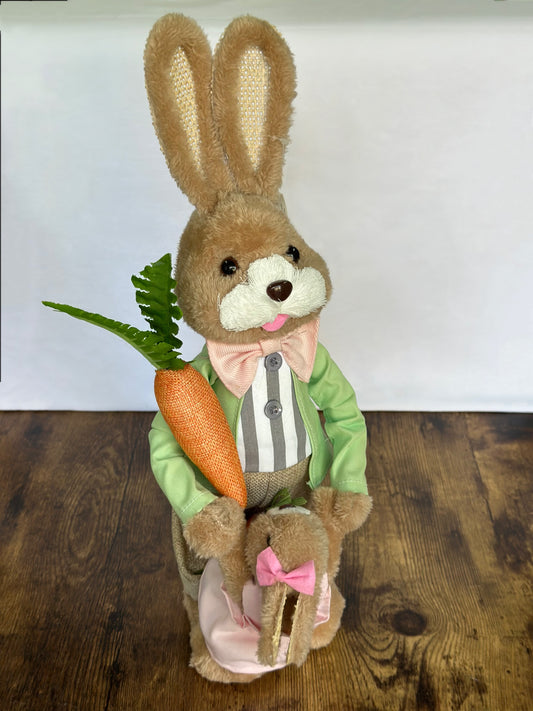 EA-DE-030 Conejo de Peluche Papa e Hija