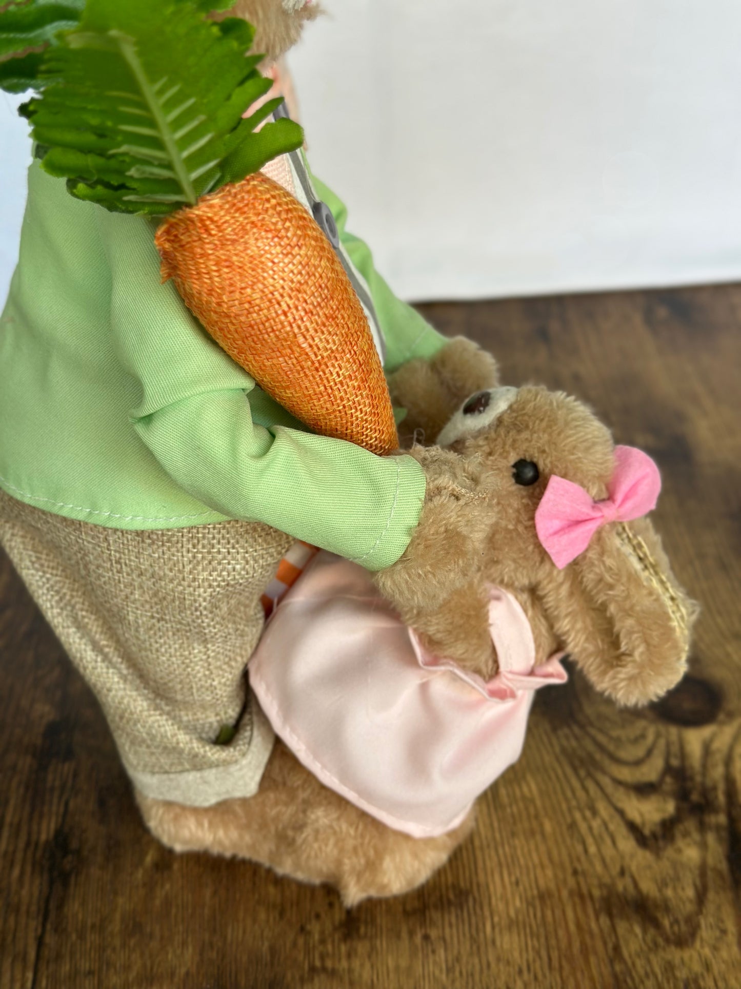 EA-DE-030 Conejo de Peluche Papa e Hija