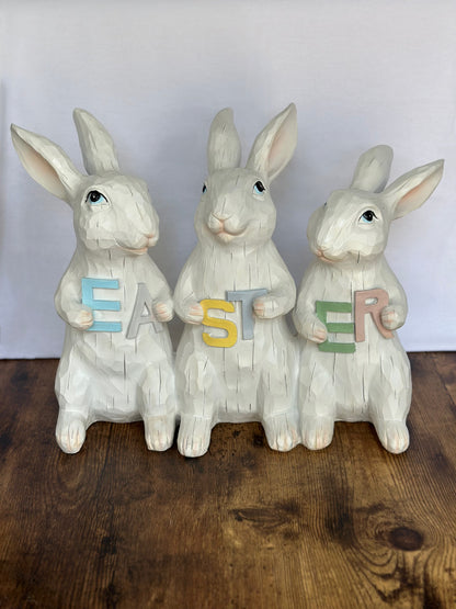 EA-DE-062 Conejos con Letrero Easter