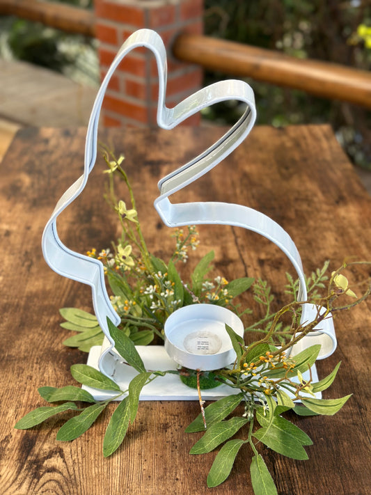 EA-DE-093 Candelabro de Conejo Blanco