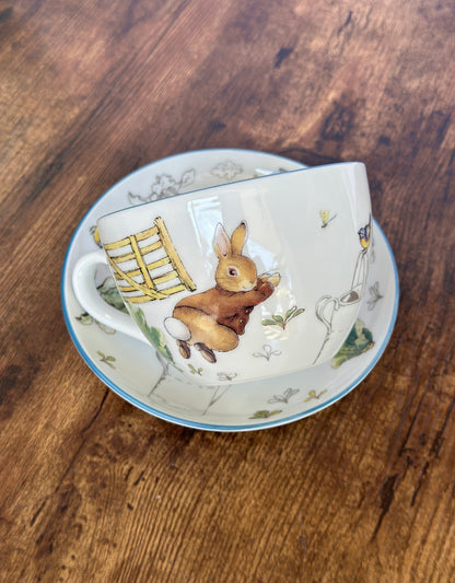 EA-JT-002 Juego de Te Conejo Plato & Taza