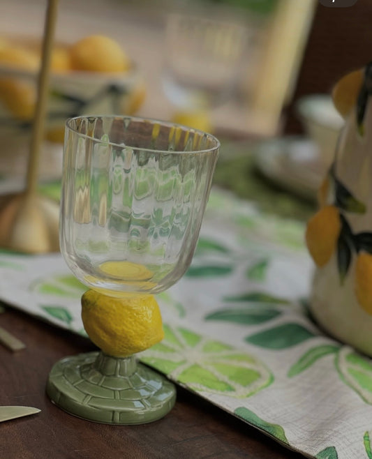 VE-DE-039 Copas de Limones. Set x 8