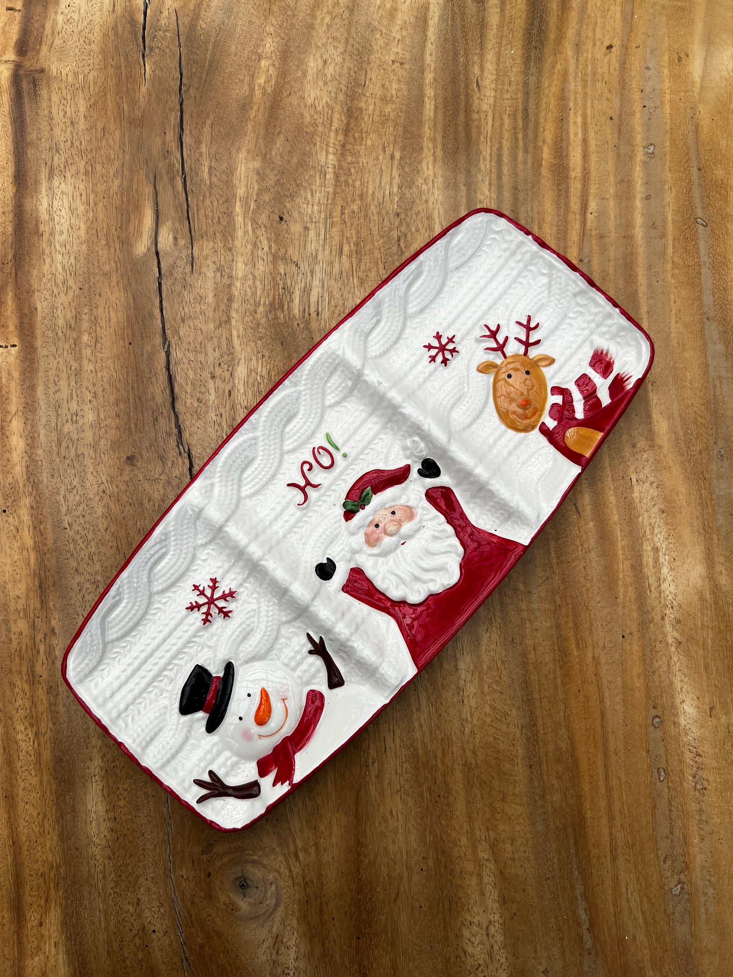 NA-BA-002 Bandeja Papa Noel Ho Ho Navidad