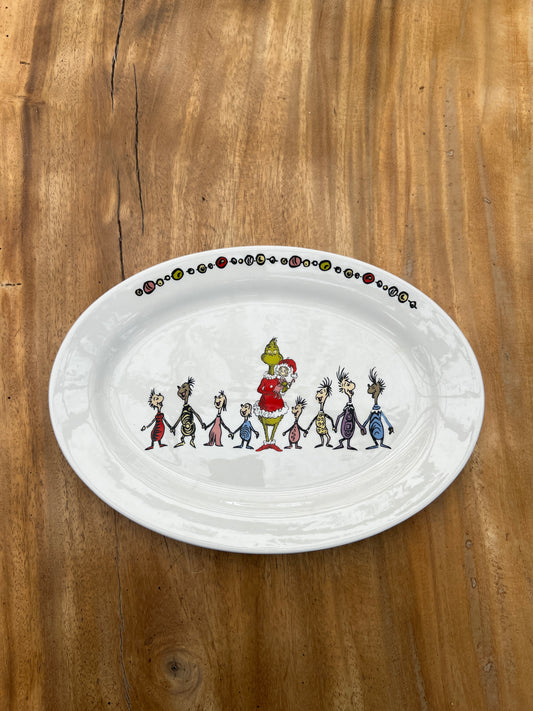 NA-BA-013 Bandeja Grinch Blanca Navidad