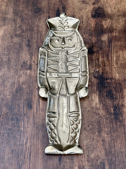 NA-BA-015 Bandeja Cascanueces Dorada Navidad