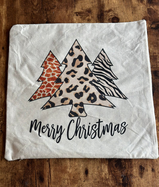 NA-CO-006 Cojin Arbol de Navidad Animal Print