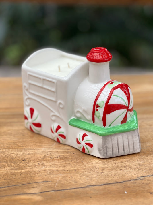 NA-DE-009 Decoración Candy Vela Tren Navidad