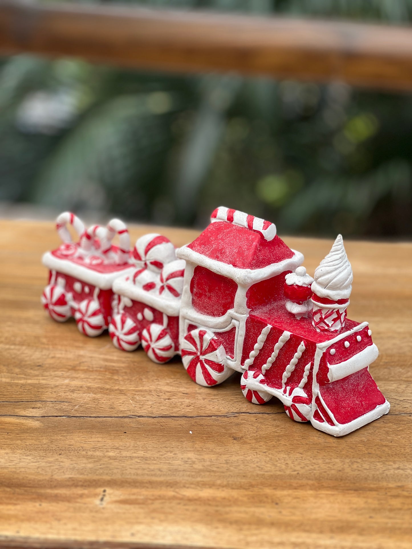 NA-DE-010 Decoración Candy Tren Papa Noel Navidad