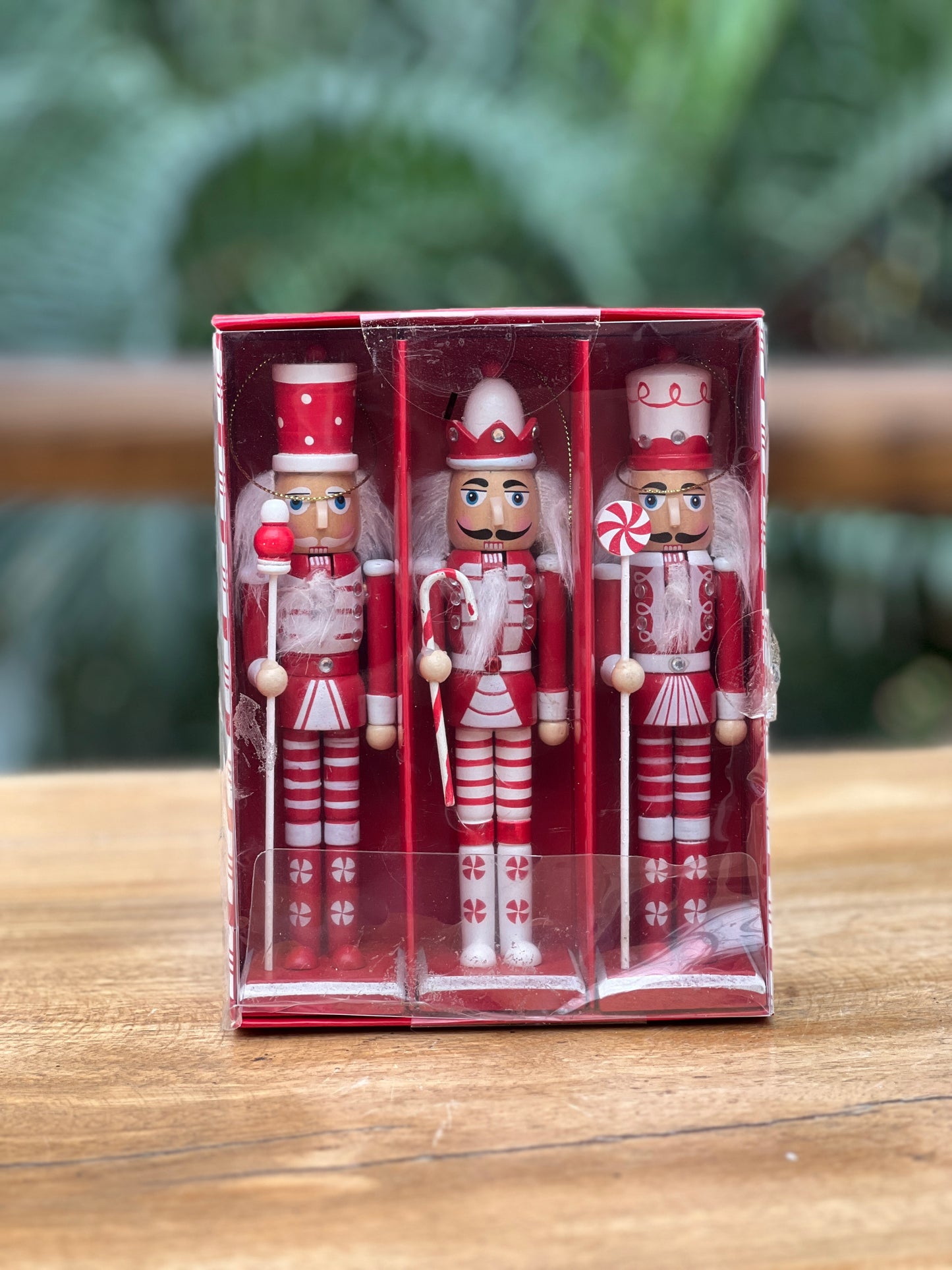 NA-DE-012 Decoración Candy Caja Soldados x 3 Navidad