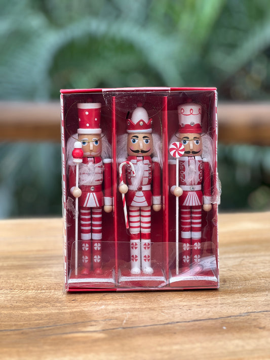 NA-DE-012 Decoración Candy Caja Soldados x 3 Navidad