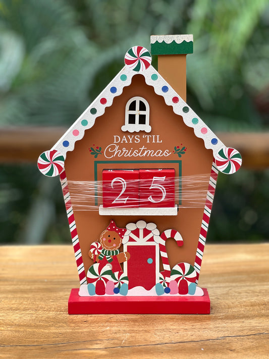NA-DE-026 Decoración Galleta Calendario Navidad
