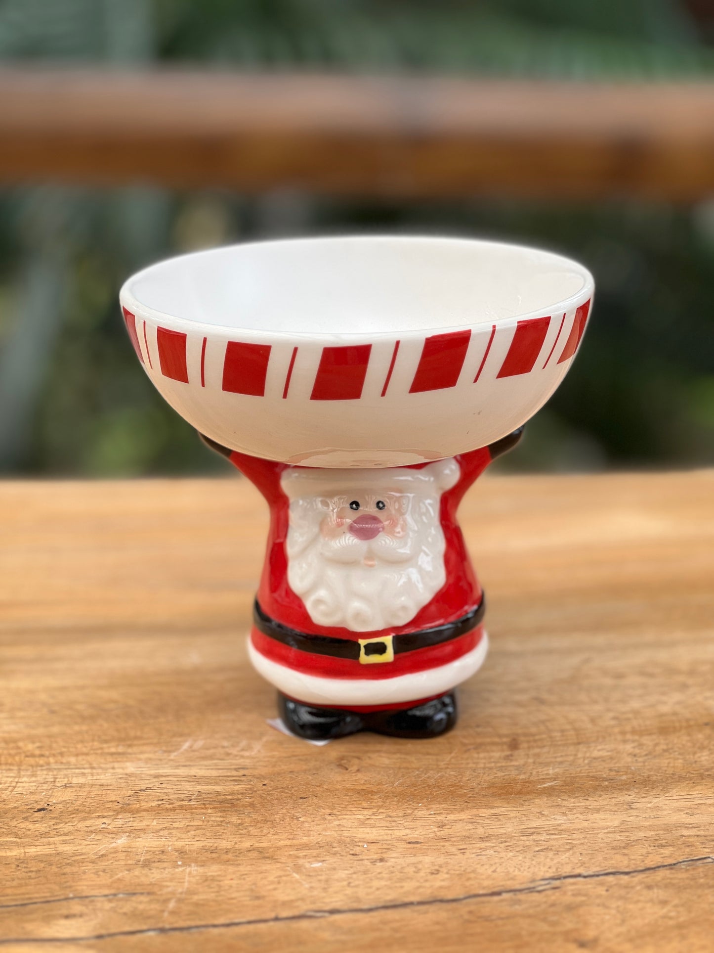 NA-DE-037 Decoración Frutero Papa Noel Navidad