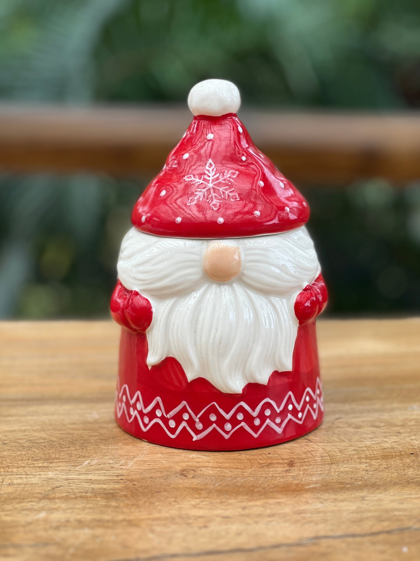 NA-DE-040 Decoración Bombonera Gnomo Navidad