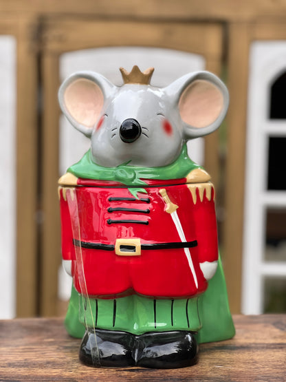 NA-DE-044 Decoración Bombonera Raton Navidad