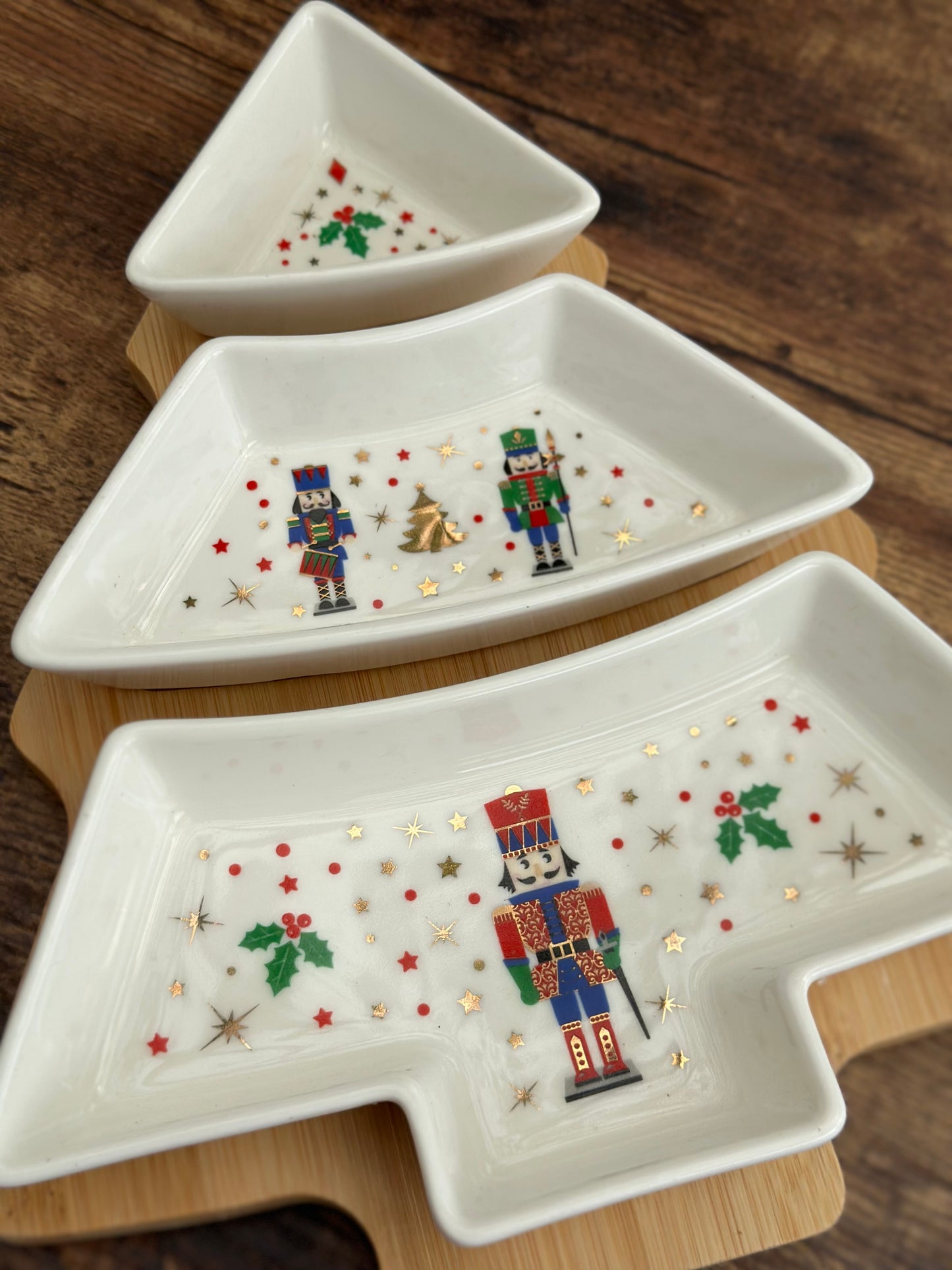 NA-DE-077 Bandeja Pino Cascanueces. Navidad