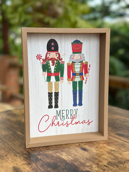 NA-DE-084 Bandeja Madera Cascanueces Navidad
