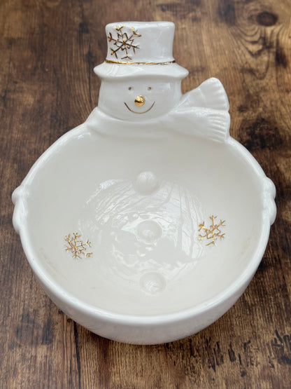 NA-DE-093 Bowl Muñeco de Nieve Navidad