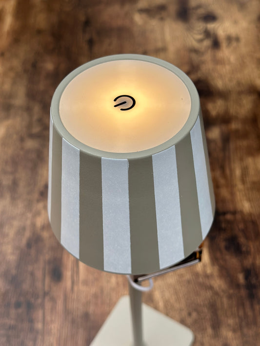 NA-DE-098 Lámparas recargables Gris. Set x 2