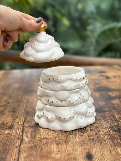NA-DE-100 Arbol de Navidad Desarmable Blanco
