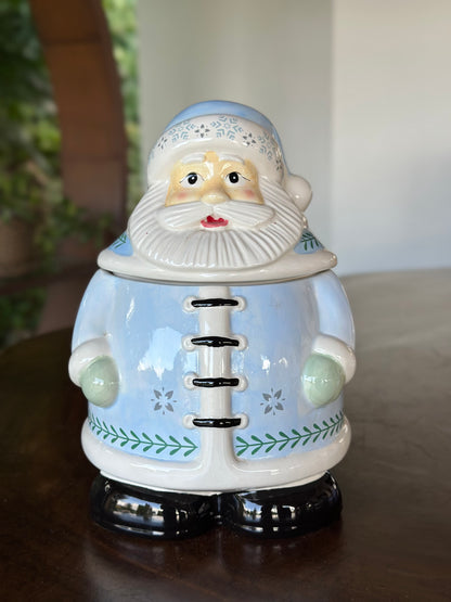 NA-DE-122 Bandeja  & Galletero Papa Noel Azul
