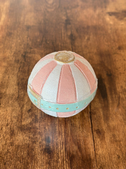 NA-DE-139 Bola Decorativa Color Pastel Navidad x 2