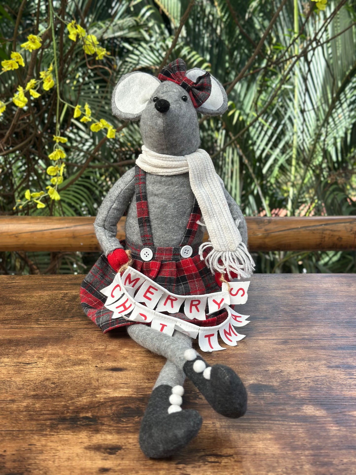 NA-DE-180 Muñeco Ratona Sentada Navidad