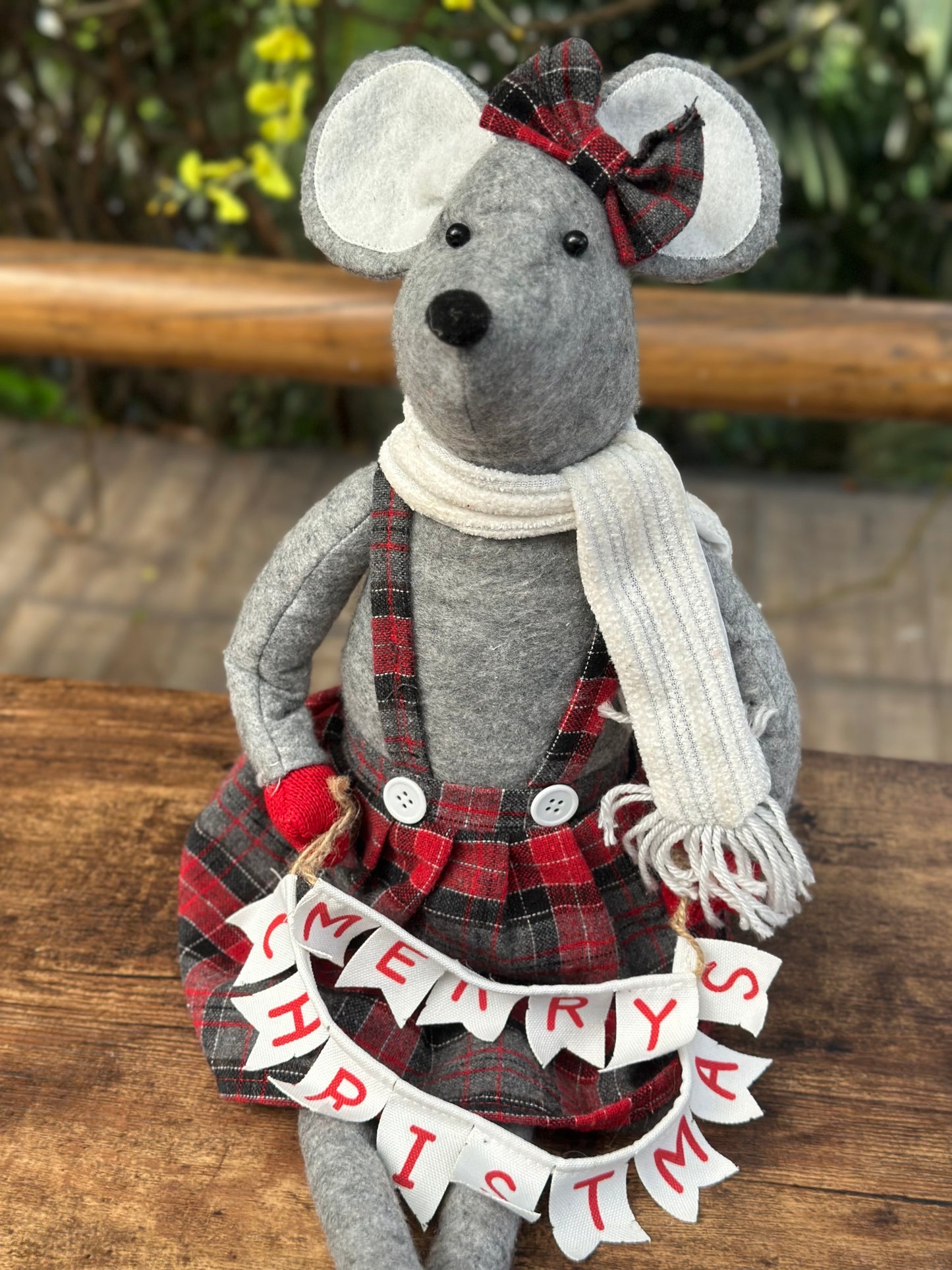 NA-DE-180 Muñeco Ratona Sentada Navidad