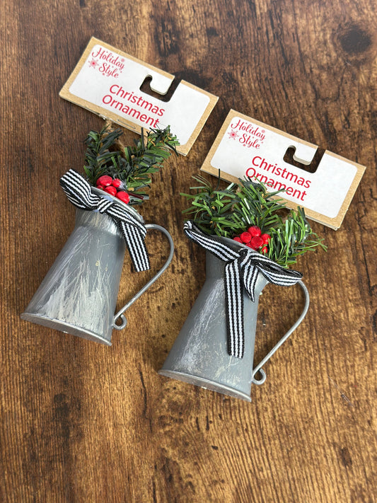 NA-DE-194 Servilletero Jardinera Navidad / Colgar en Arbol. Set x 6