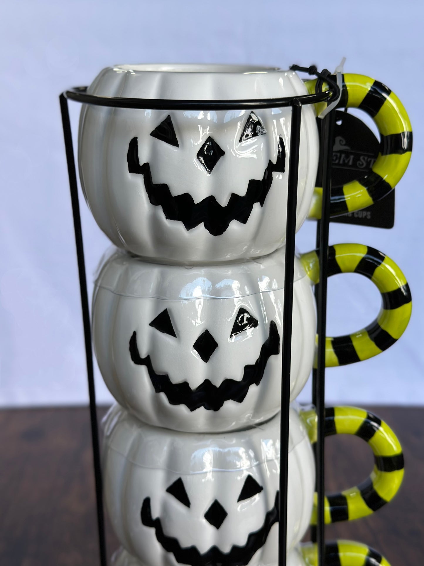 OT-DE-098 Mug Blanco Calabaza Brava. Set x 4