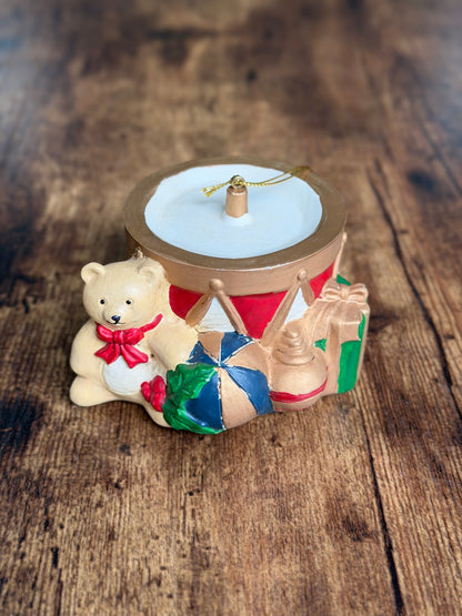 NA-DE-232 Tambor para Colgar con Oso. Set x 6