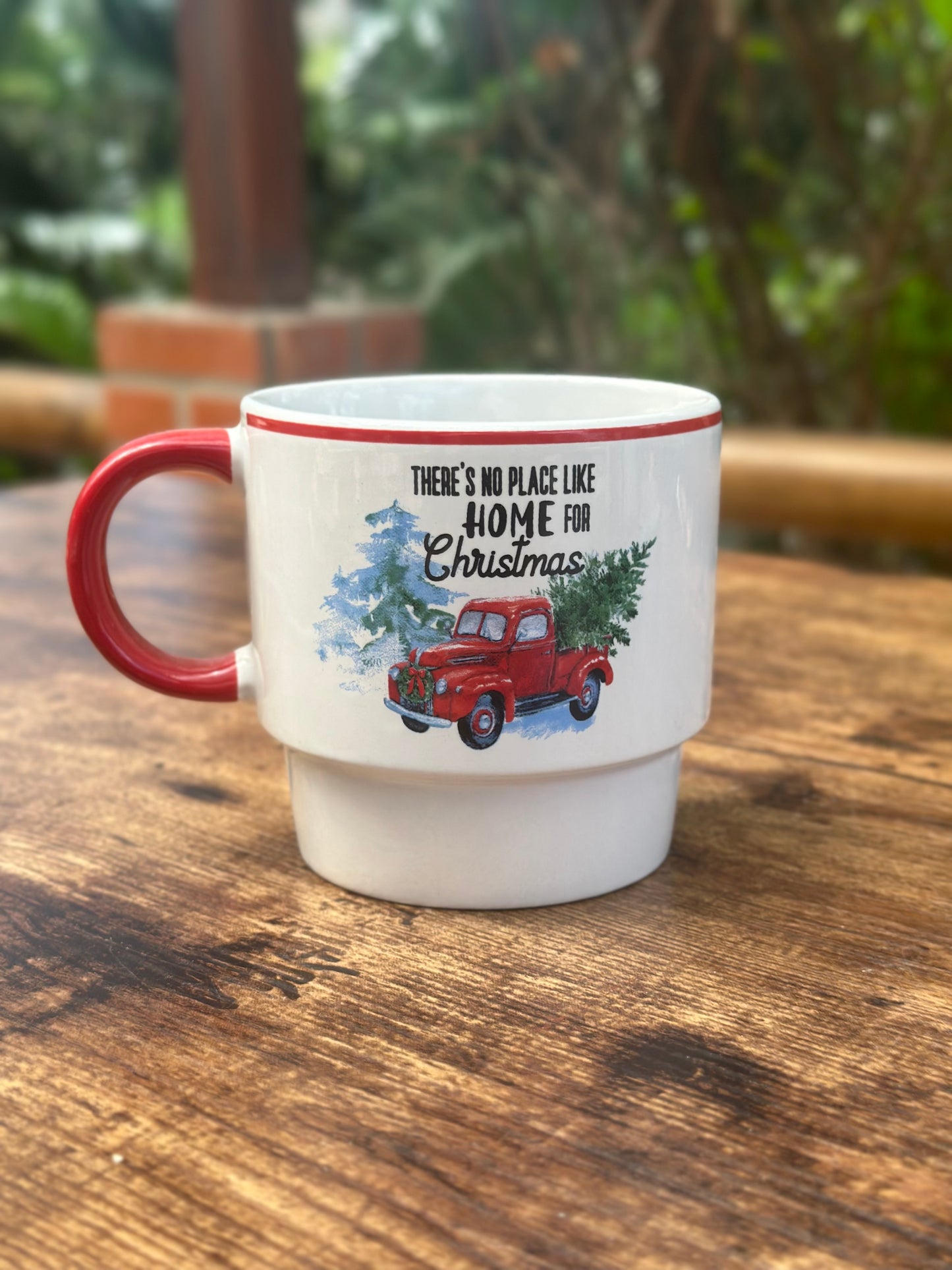 NA-JT-006 Pocillo Carro Rojo Navidad. Set x 3