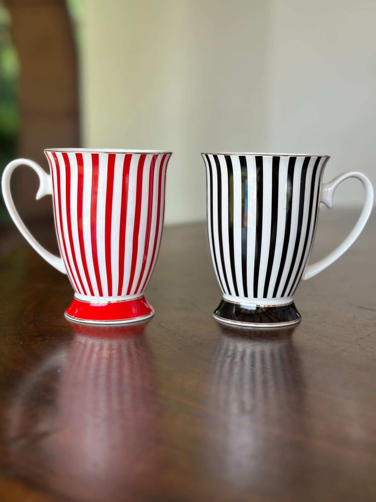 NA-JT-020 Pocillo Rayas Surtido Navidad. Set x 8