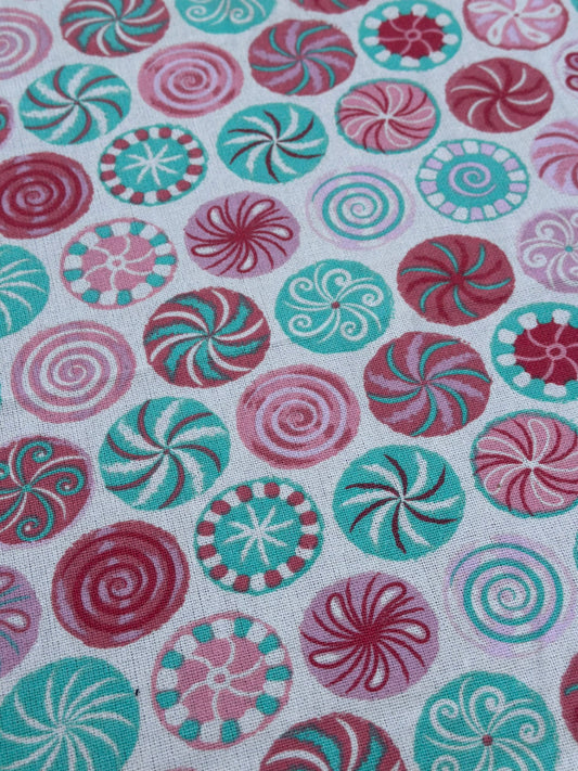 NA-MA-005 Mantel Dulces colores pasteles Navidad