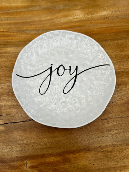 NA-PL-015 Platos Set x 2 Blanco Joy  & Mug  x 4 Puestos Navidad