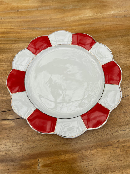 NA-PL-017 Platos Circo Grueso Set x 2. 8 Puestos Navidad