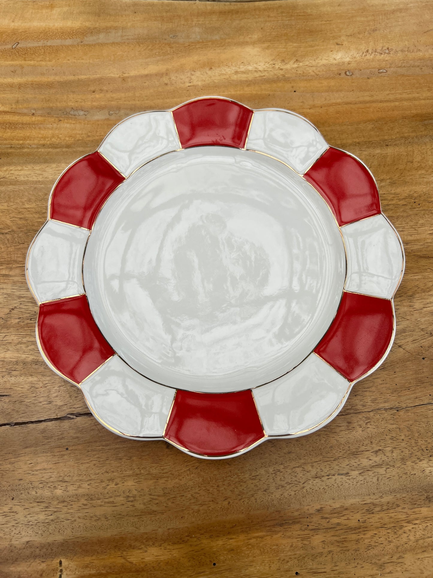 NA-PL-018 Platos Circo Grueso Set x 2. 6 Puestos Navidad