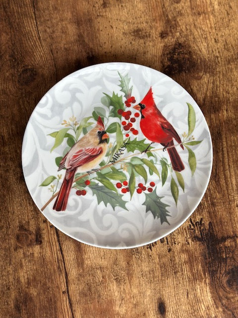 NA-PL-022 Plato Cardenales x 6 Puestos. Navidad
