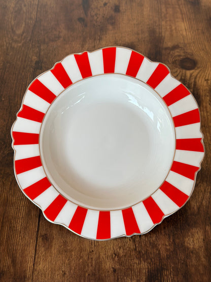 NA-PL-071 Plato Hondo Rayas. Set x 8